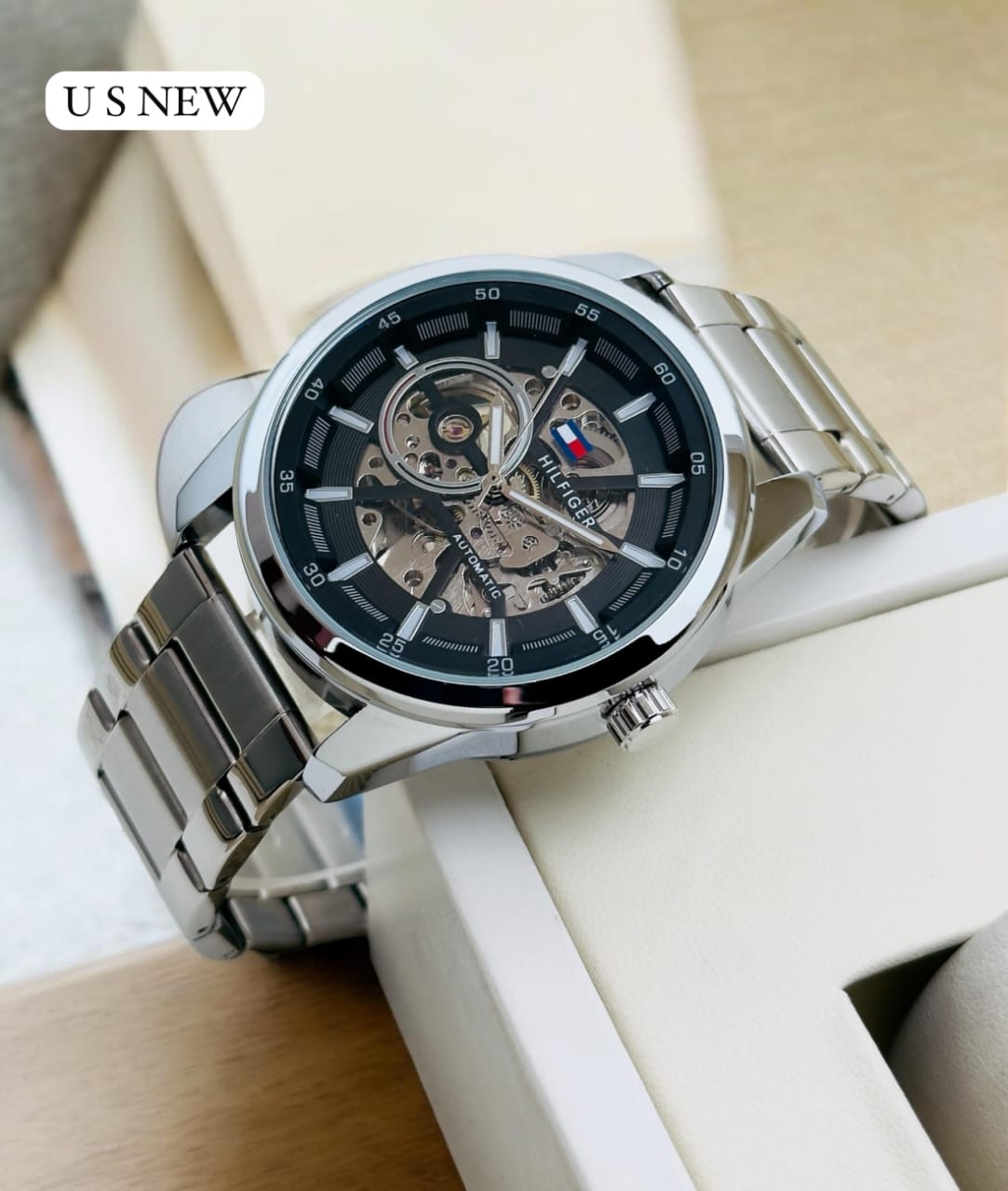 Buy First Copy Tommy Hilfiger Men’s Automatic Skeleton Watch - Master Quality 7A Mirror at Lowest Price Online India