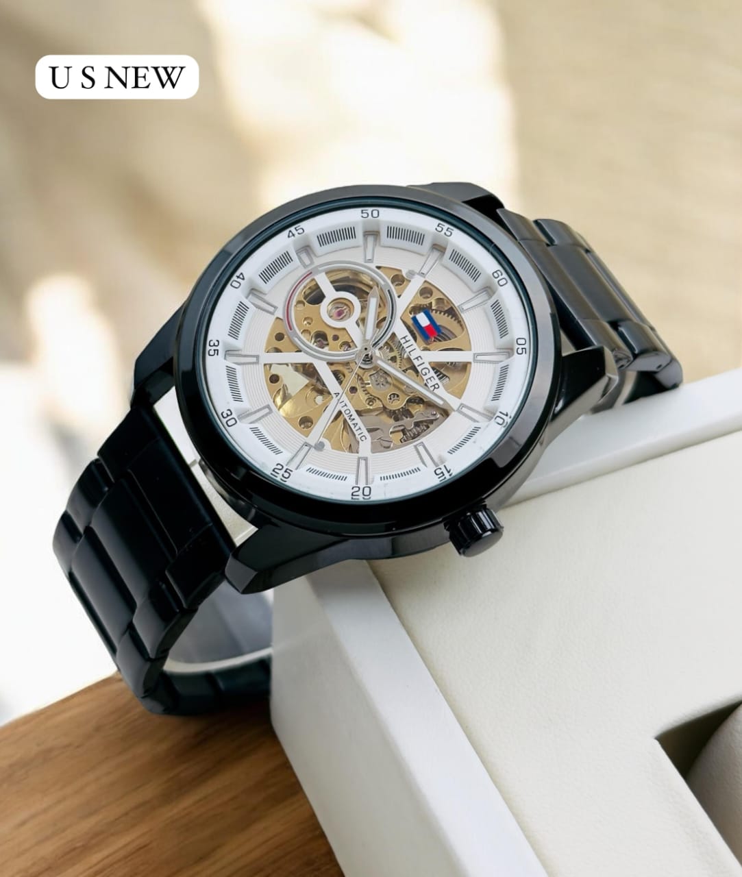 Buy First Copy Tommy Hilfiger Men’s Automatic Skeleton Watch - Master Quality 7A Mirror at Lowest Price Online India