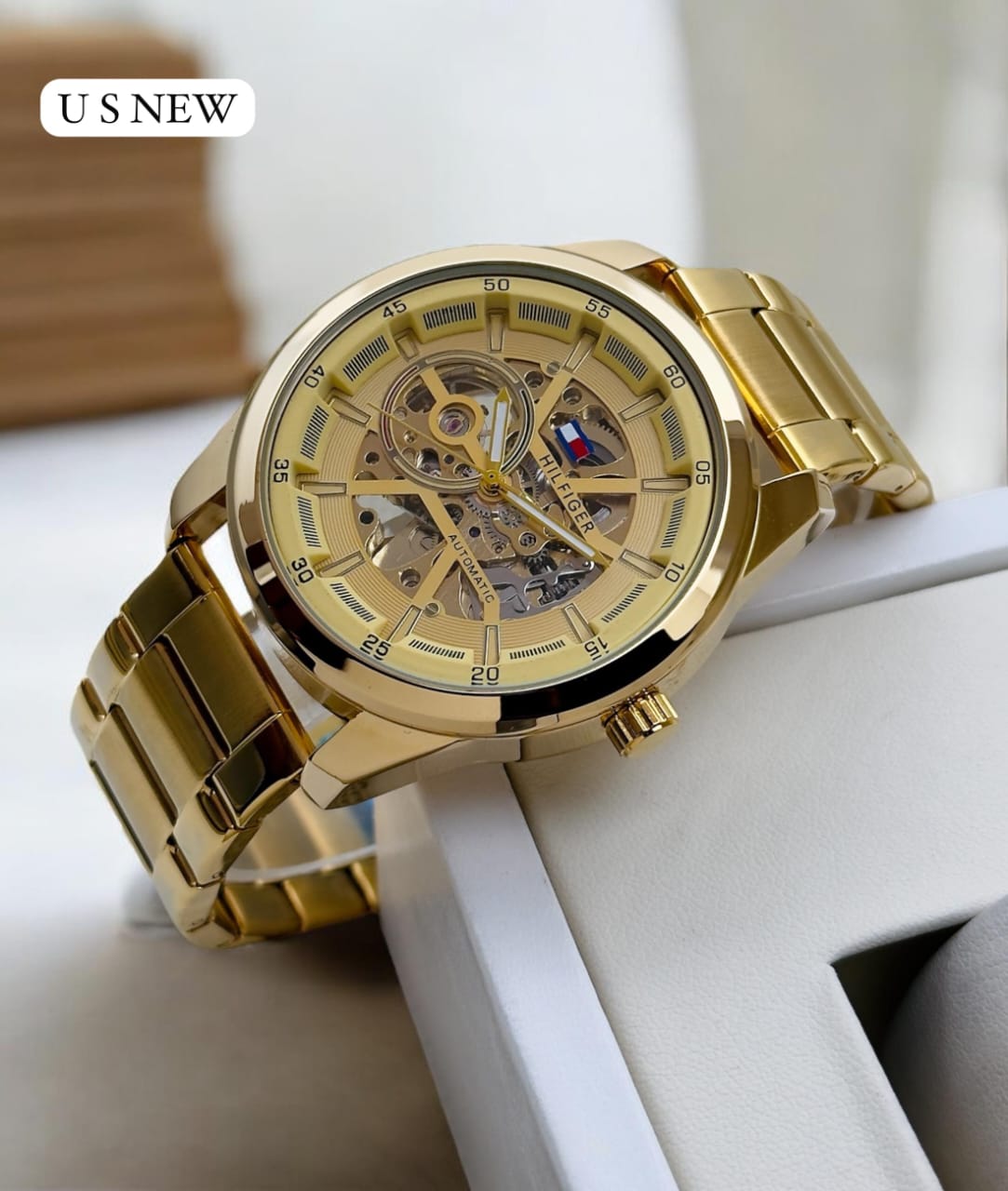 Buy First Copy Tommy Hilfiger Men’s Automatic Skeleton Watch - Master Quality 7A Mirror at Lowest Price Online India