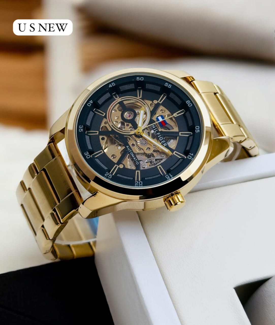 Buy First Copy Tommy Hilfiger Men’s Automatic Skeleton Watch - Master Quality 7A Mirror at Lowest Price Online India