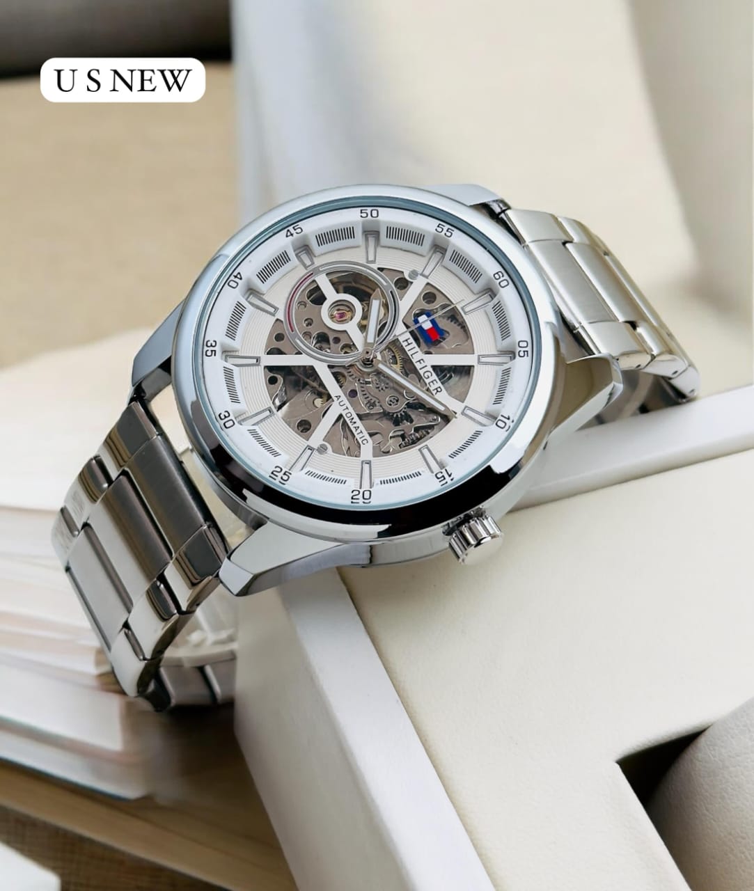 Buy First Copy Tommy Hilfiger Men’s Automatic Skeleton Watch - Master Quality 7A Mirror at Lowest Price Online India