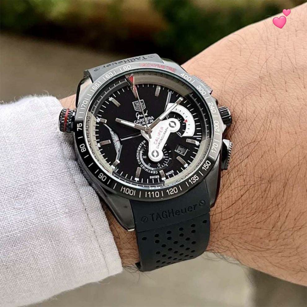 Buy First Copy Tag Heuer Carrera Sport Men’s Chronograph Watch - Master Quality 7A Mirror at Lowest Price Online India