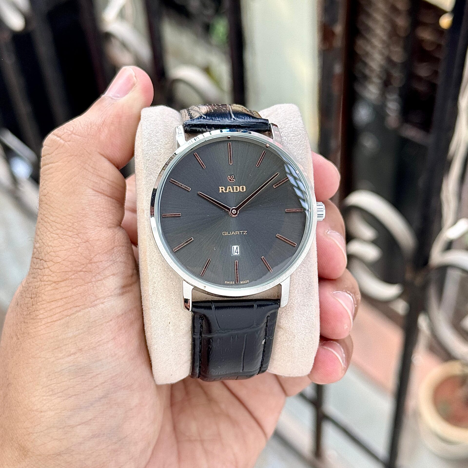Buy First Copy Rado Thinline Men’s Quartz Watch 42mm - Master Quality 7A Mirror at Lowest Price Online India