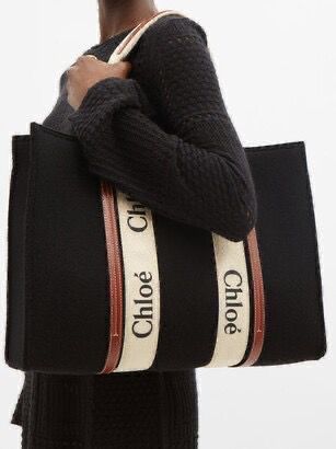 Buy First Copy Chloé Woody Canvas Large Tote For Women - Master Quality 7A Mirror at Lowest Price Online India