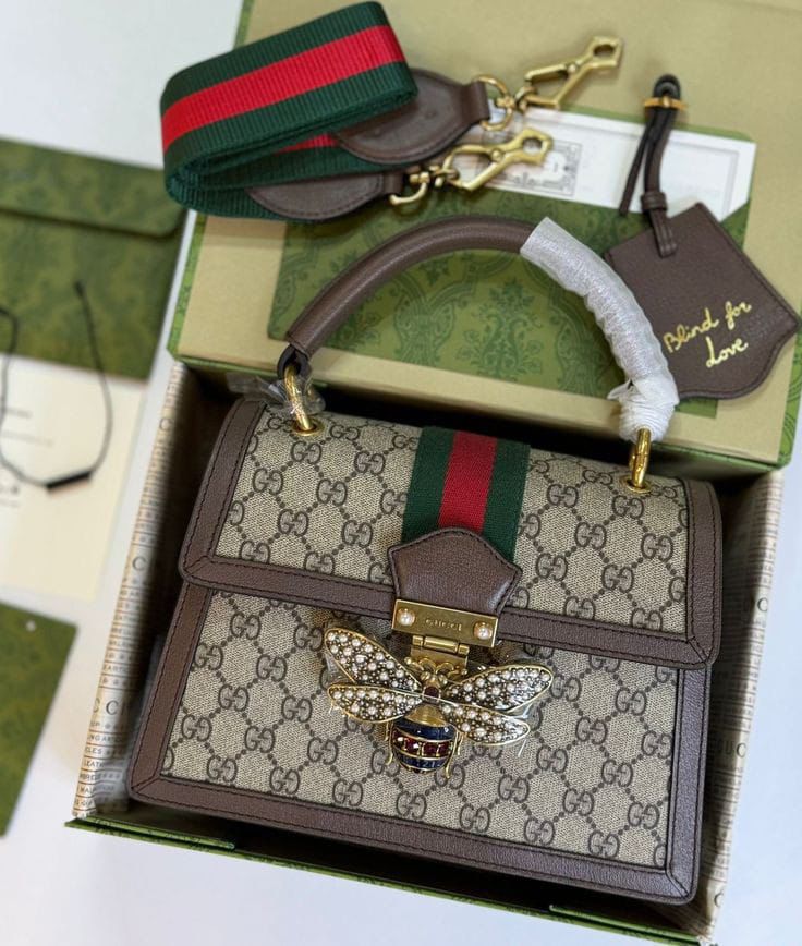 Buy First Copy Gucci Queen Margaret GG Women Handbag - Master Quality 7A Mirror at Lowest Price Online India