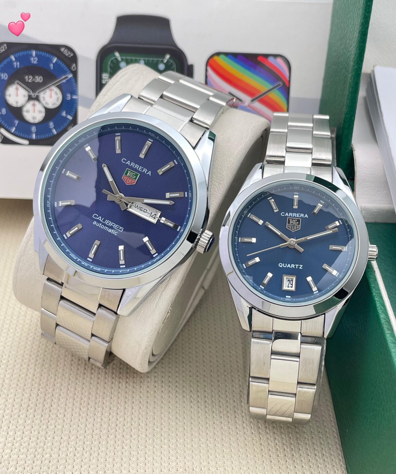 Buy First Copy Tag Heuer Couple Watches - Master Quality 7A Mirror at Lowest Price Online India