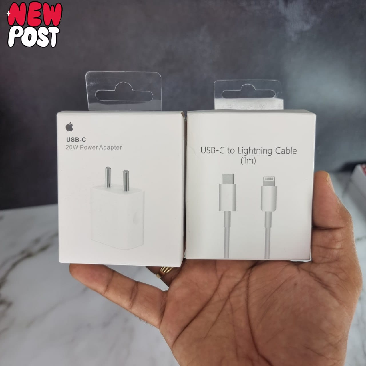 Buy First Copy Apple 20W USB-C Power Adapter and USB-C to Lightning Cable – Fast and Safe Charging - Master Quality 7A Mirror at Lowest Price Online India