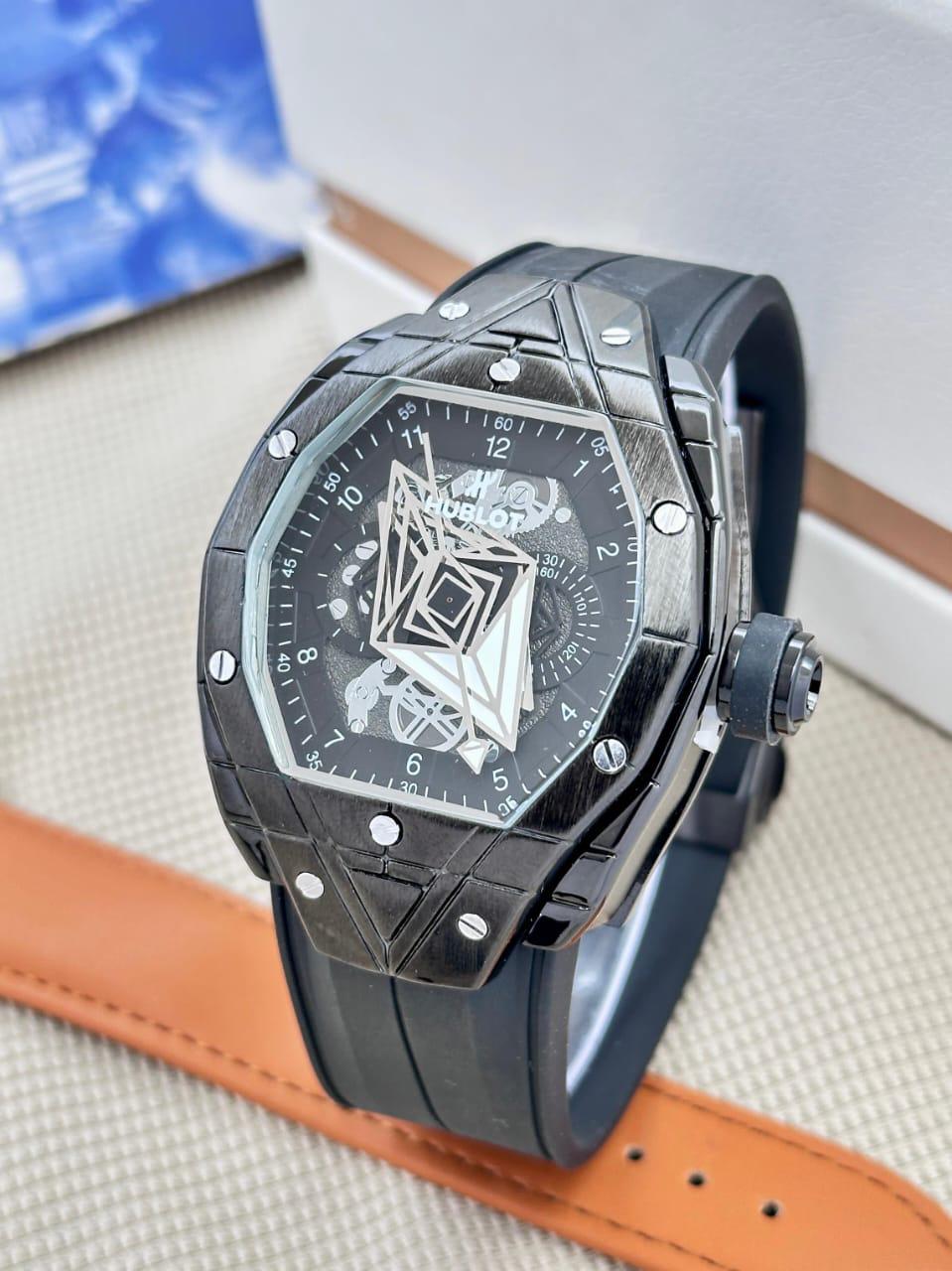 Buy First Copy Hublot Spider Tourbillon Watch For Men - Master Quality 7A Mirror at Lowest Price Online India