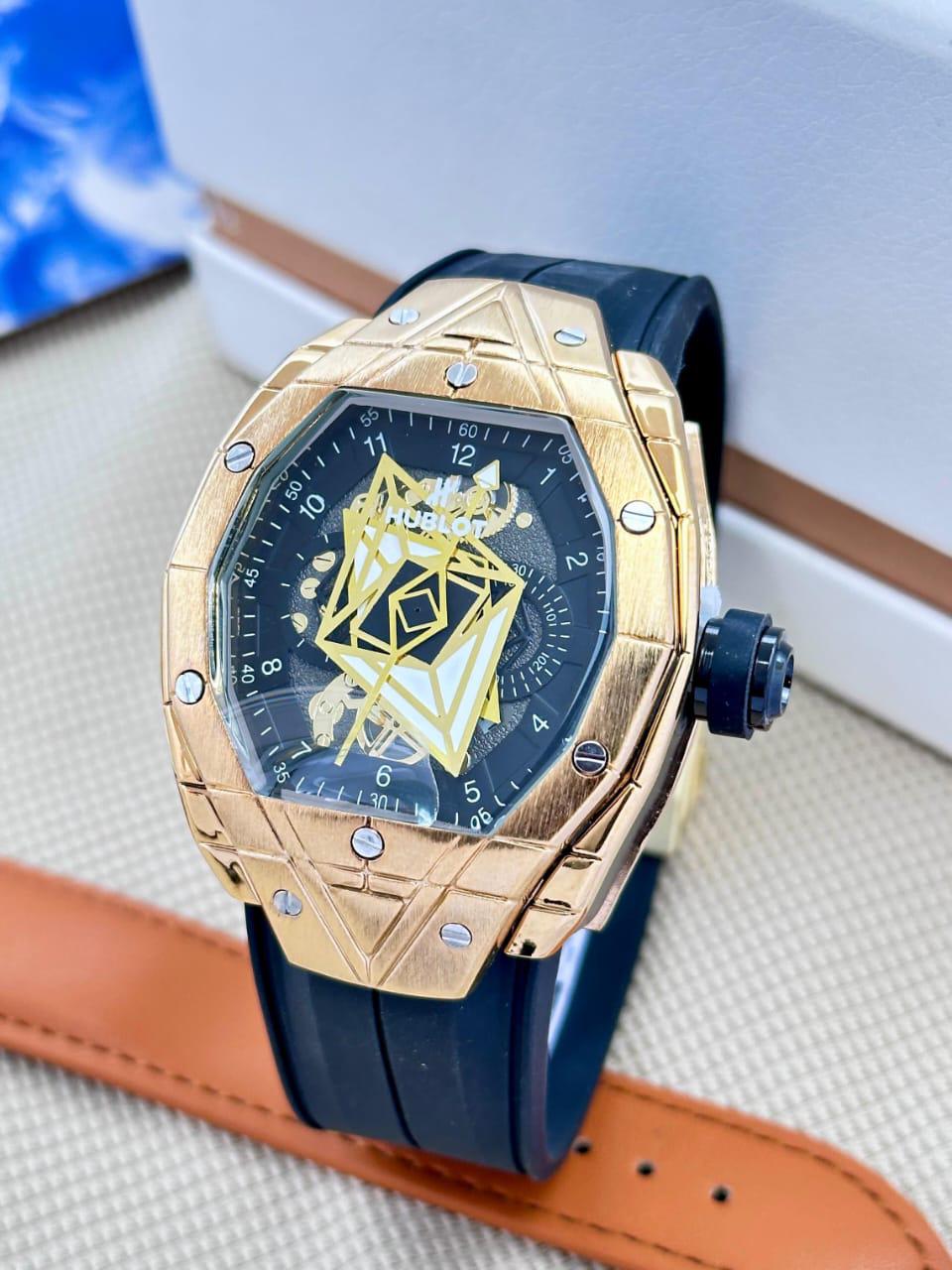 Buy First Copy Hublot Spider Tourbillon Watch For Men - Master Quality 7A Mirror at Lowest Price Online India