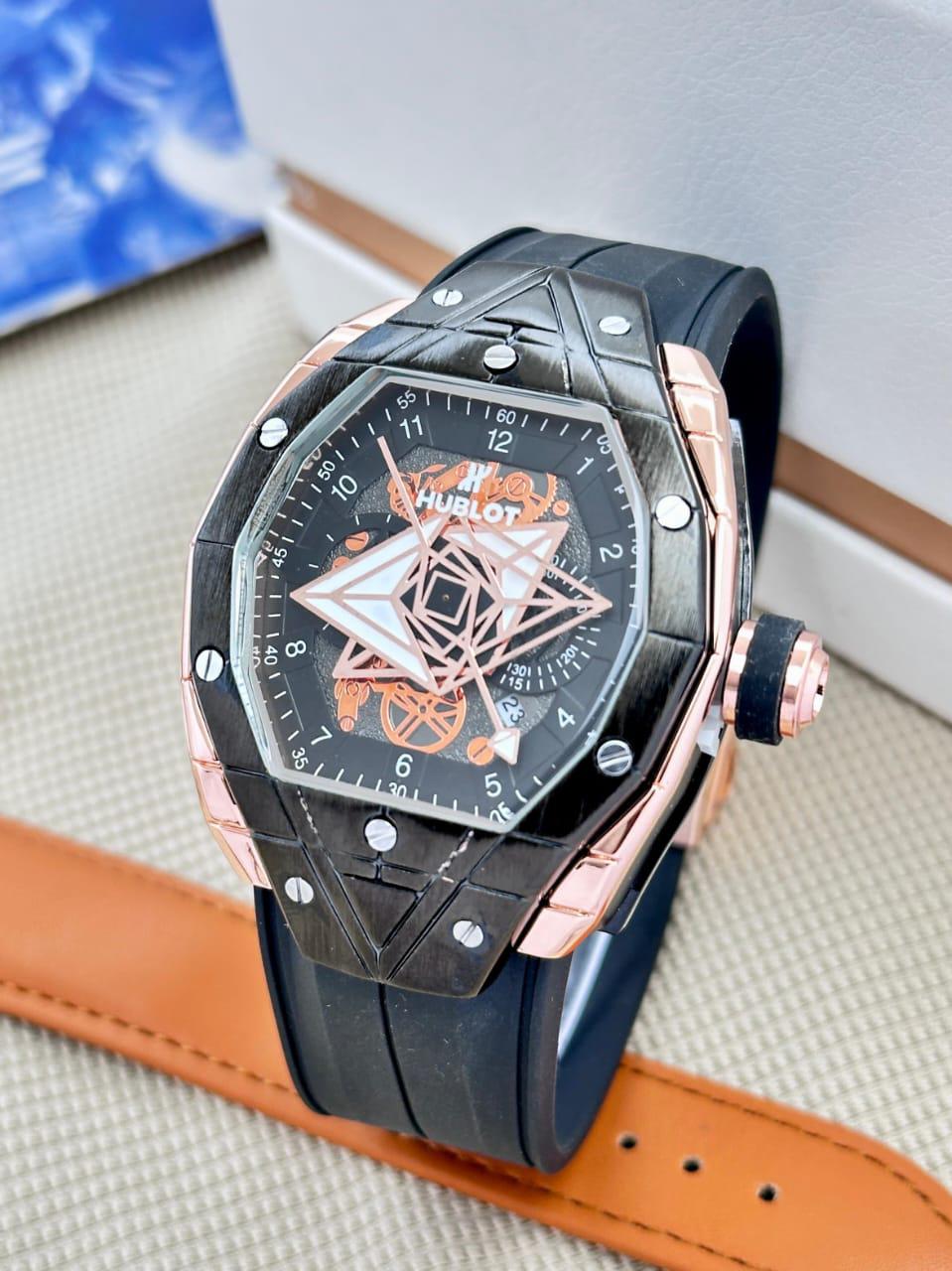 Buy First Copy Hublot Spider Tourbillon Watch For Men - Master Quality 7A Mirror at Lowest Price Online India