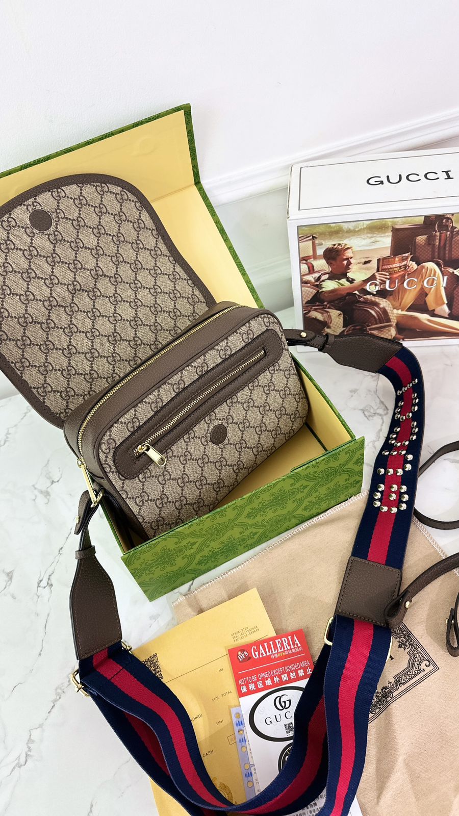 Buy First Copy Gucci Gg Ophidia Flap Bag - Master Quality 7A Mirror at Lowest Price Online India