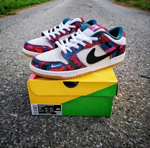 Buy First Copy Nike Sb Dunk Low Parra Shoes For Men - Master Quality 7A Mirror at Lowest Price Online India