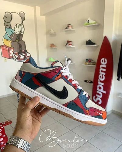 Buy First Copy Nike Sb Dunk Low Parra Shoes For Men - Master Quality 7A Mirror at Lowest Price Online India
