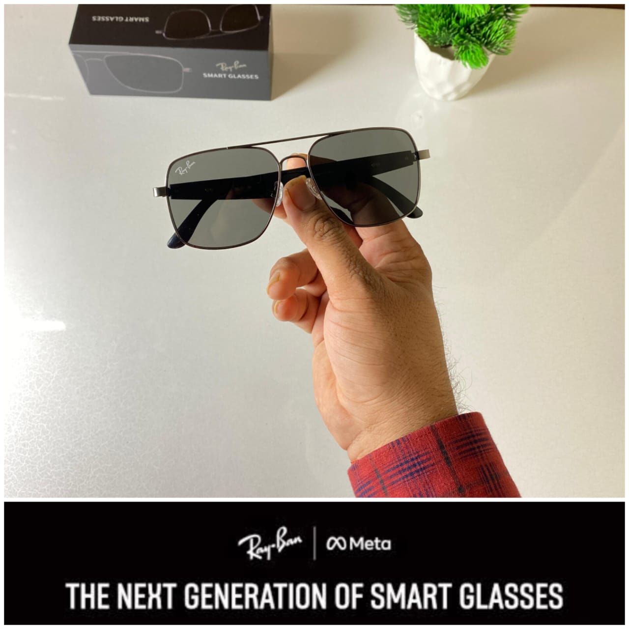 Buy First Copy Ray-Ban Meta Smart Glasses - Master Quality 7A Mirror at Lowest Price Online India