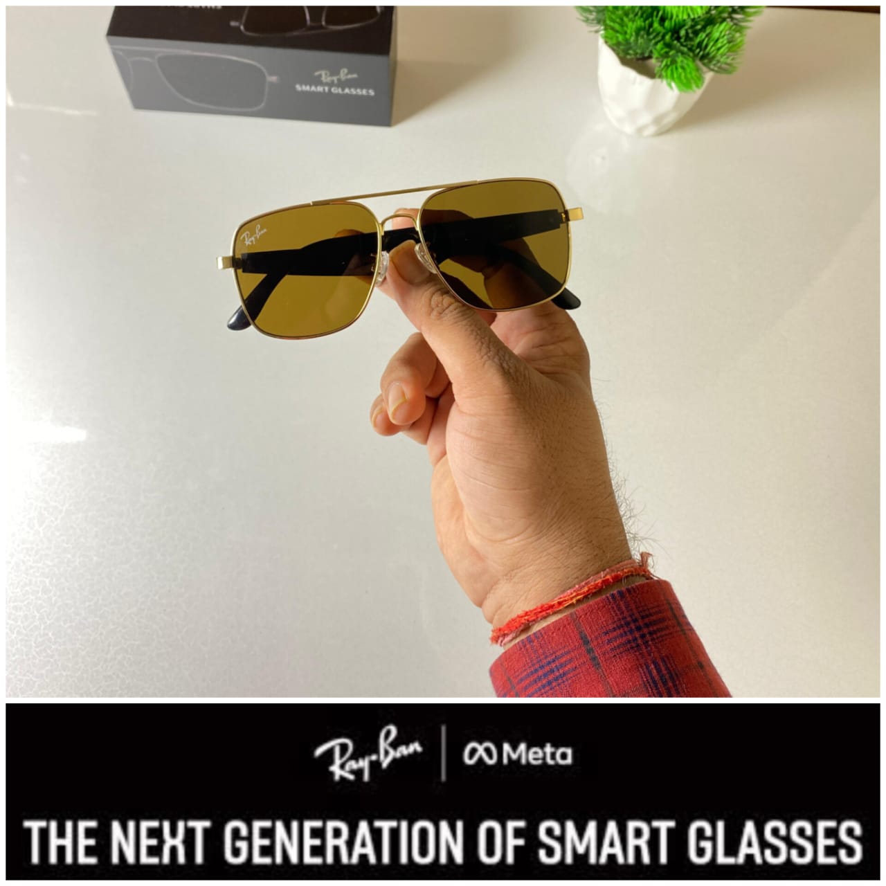 Buy First Copy Ray-Ban Meta Smart Glasses - Master Quality 7A Mirror at Lowest Price Online India