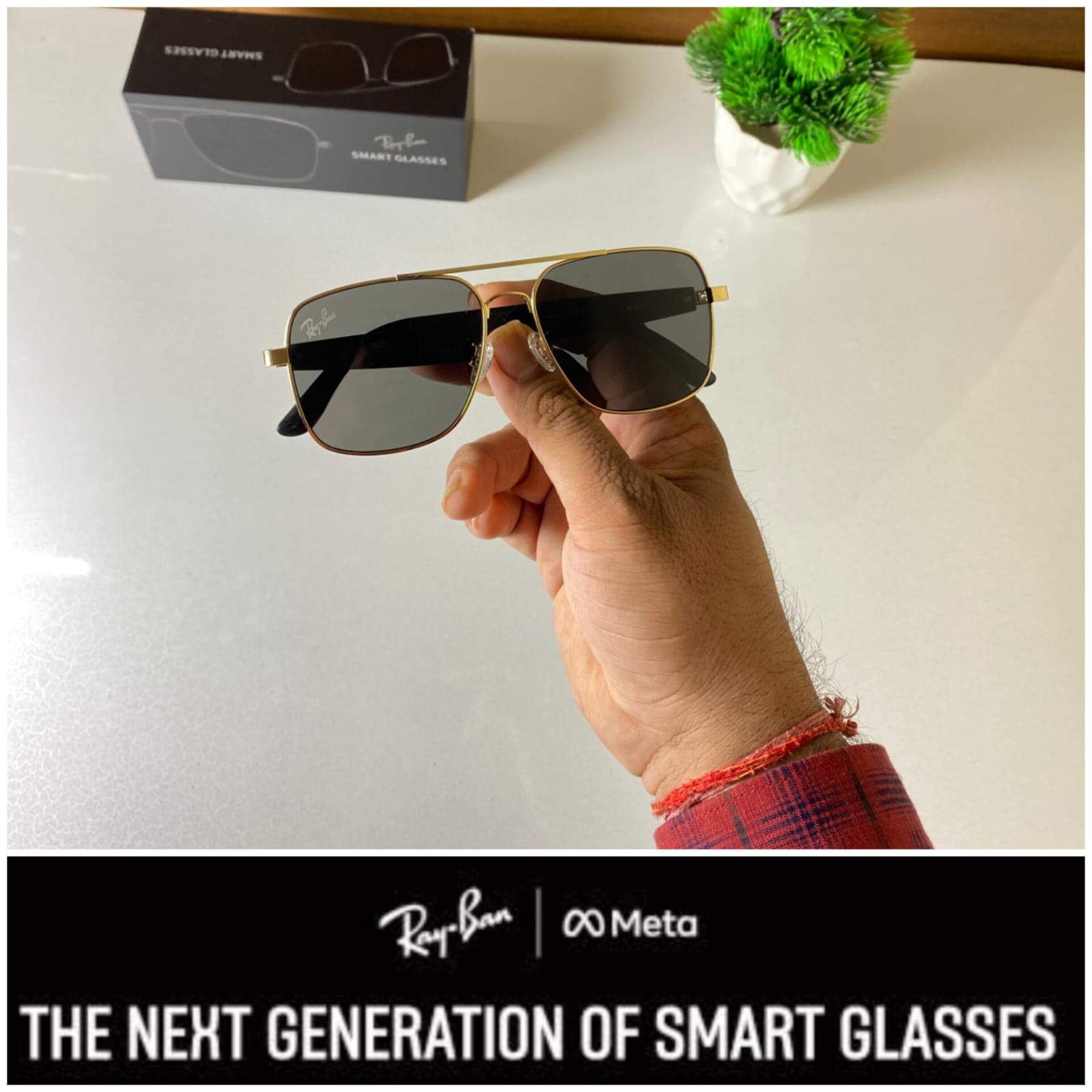Buy First Copy Ray-Ban Meta Smart Glasses - Master Quality 7A Mirror at Lowest Price Online India