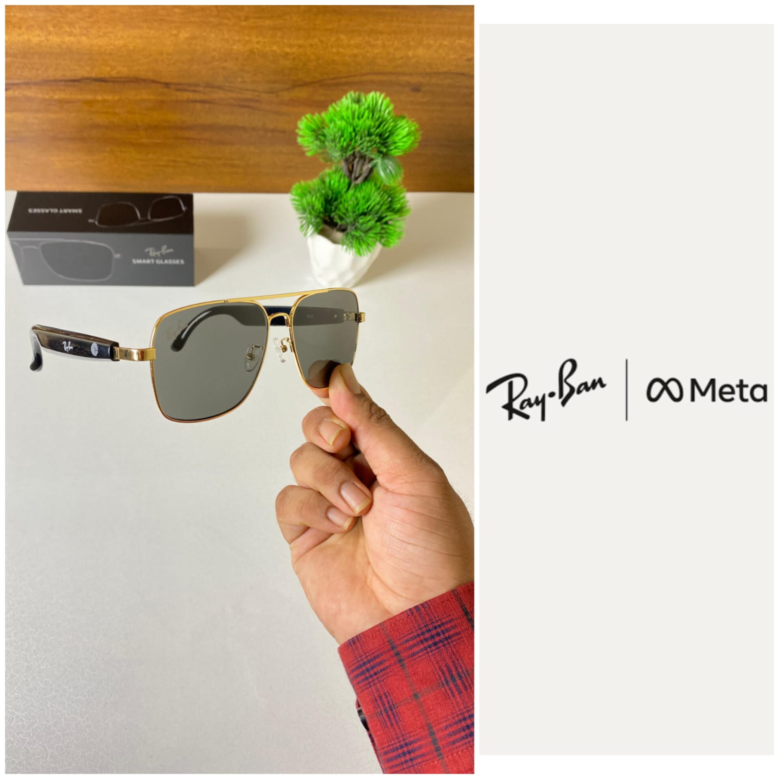Buy First Copy Ray-Ban Meta Smart Glasses - Master Quality 7A Mirror at Lowest Price Online India