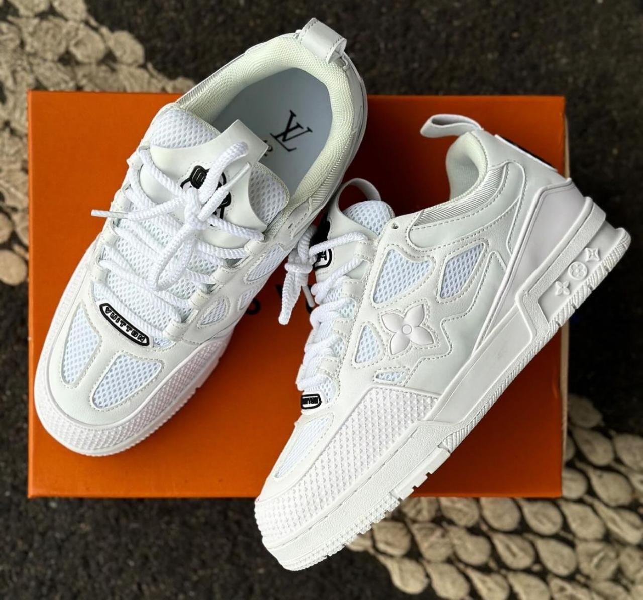 Buy First Copy Louis Vuitton LV Trainer Sneaker For Men - Master Quality 7A Mirror at Lowest Price Online India
