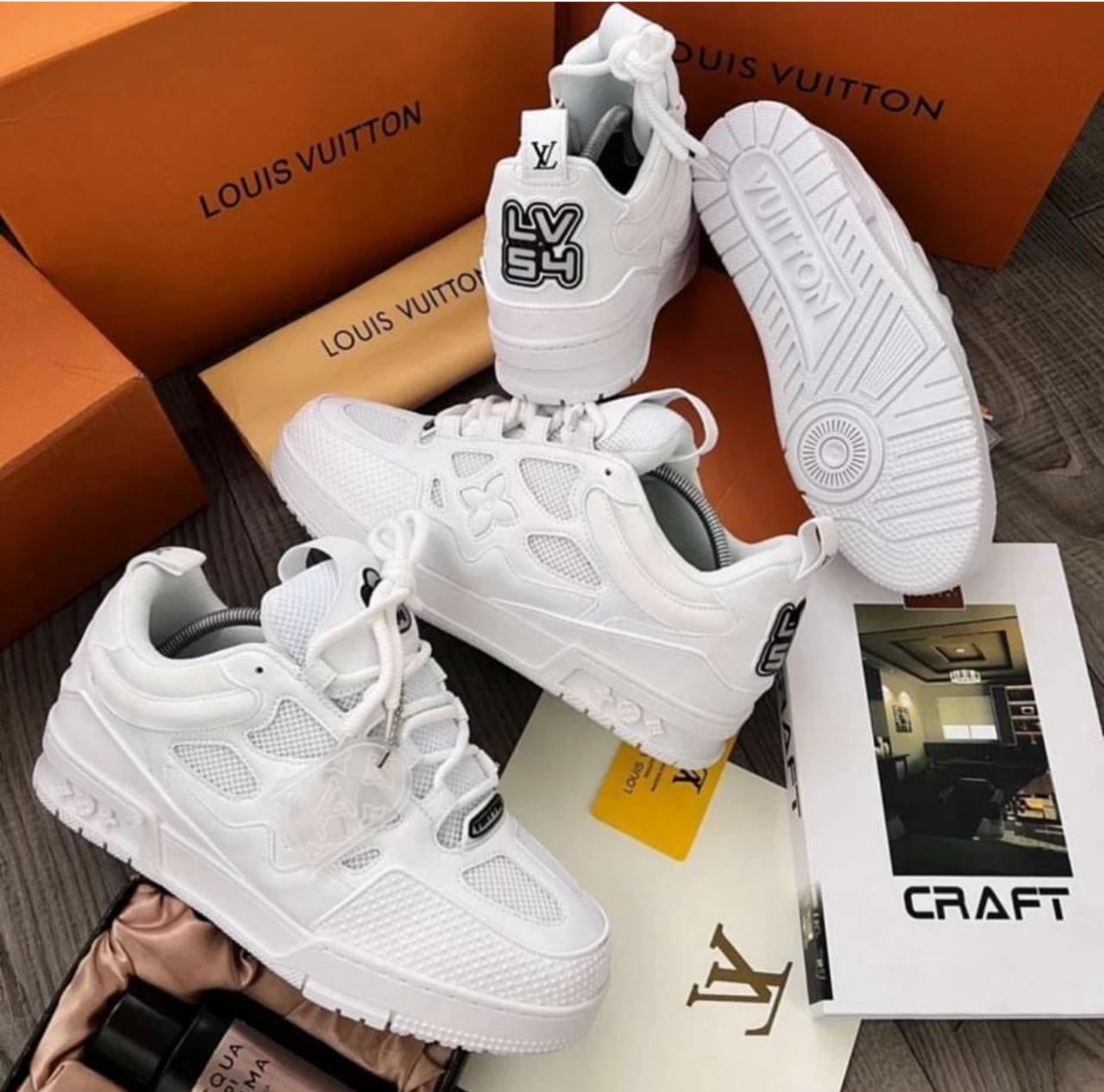 Buy First Copy Louis Vuitton LV Trainer Sneaker For Men - Master Quality 7A Mirror at Lowest Price Online India