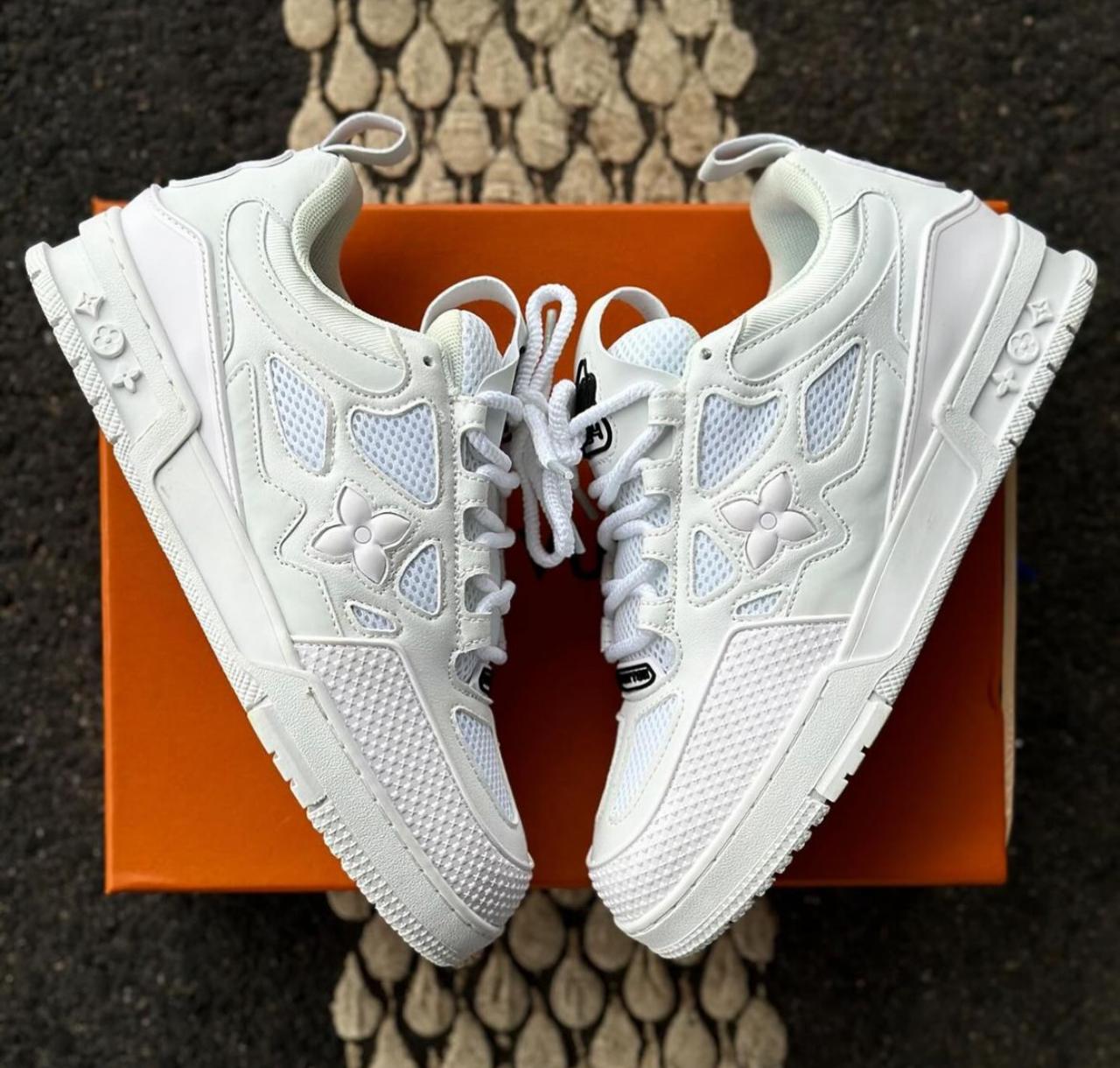 Buy First Copy Louis Vuitton LV Trainer Sneaker For Men - Master Quality 7A Mirror at Lowest Price Online India