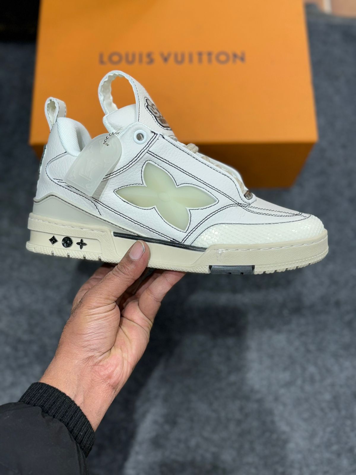 Buy First Copy Louis Vuitton LV Trainer Sneaker - Master Quality 7A Mirror at Lowest Price Online India