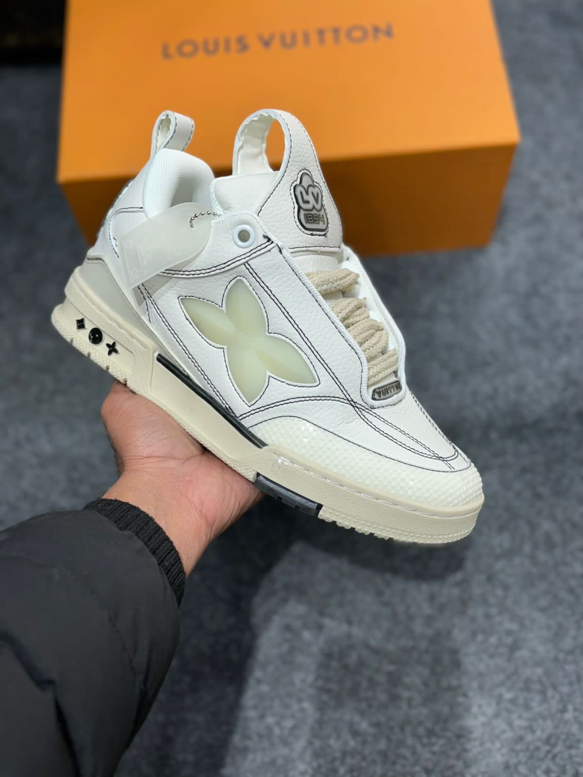 Buy First Copy Louis Vuitton LV Trainer Sneaker - Master Quality 7A Mirror at Lowest Price Online India