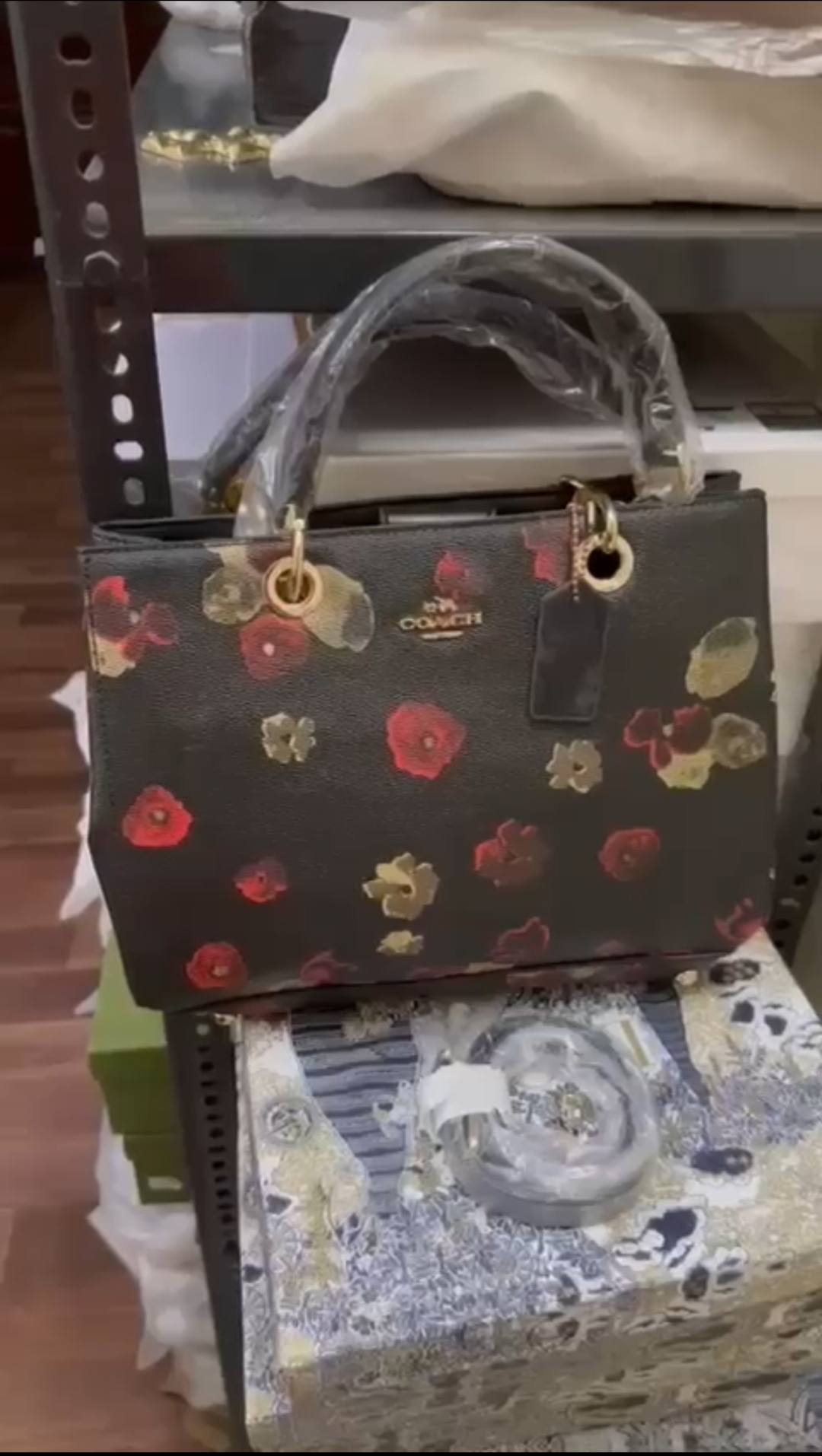 Buy First Copy Coach Floral Print Tote Bag for Women - Master Quality 7A Mirror at Lowest Price Online India