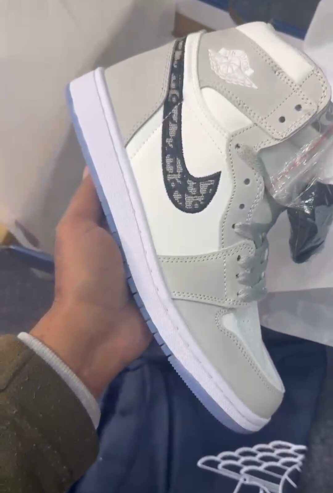 Buy First Copy Air Jordan One Dior High Men’s Sneakers - Master Quality 7A Mirror at Lowest Price Online India