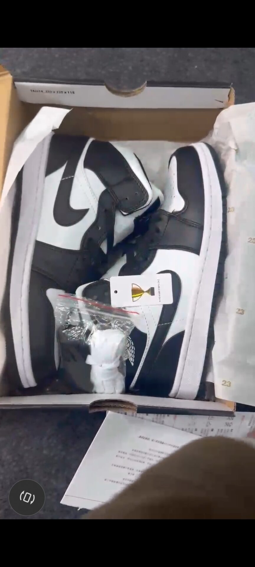 Buy First Copy Air Jordan One High Men’s Sneakers Black & White - Master Quality 7A Mirror at Lowest Price Online India