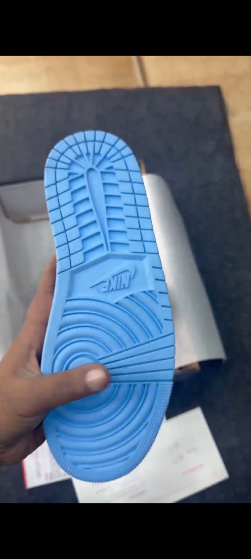 Buy First Copy Air Jordan One High Sky Blue Men’s Sneakers - Master Quality 7A Mirror at Lowest Price Online India