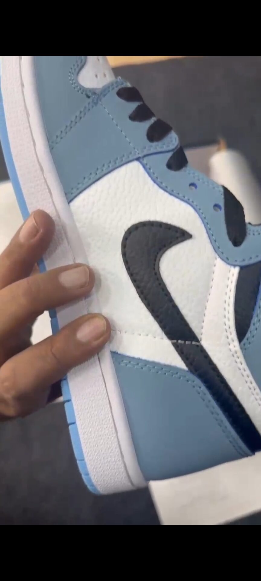 Buy First Copy Air Jordan One High Sky Blue Men’s Sneakers - Master Quality 7A Mirror at Lowest Price Online India