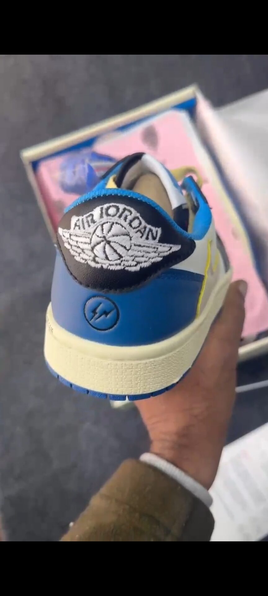 Buy First Copy Air Jordan Travis Scott Low Cut Men’s Sneakers - Master Quality 7A Mirror at Lowest Price Online India