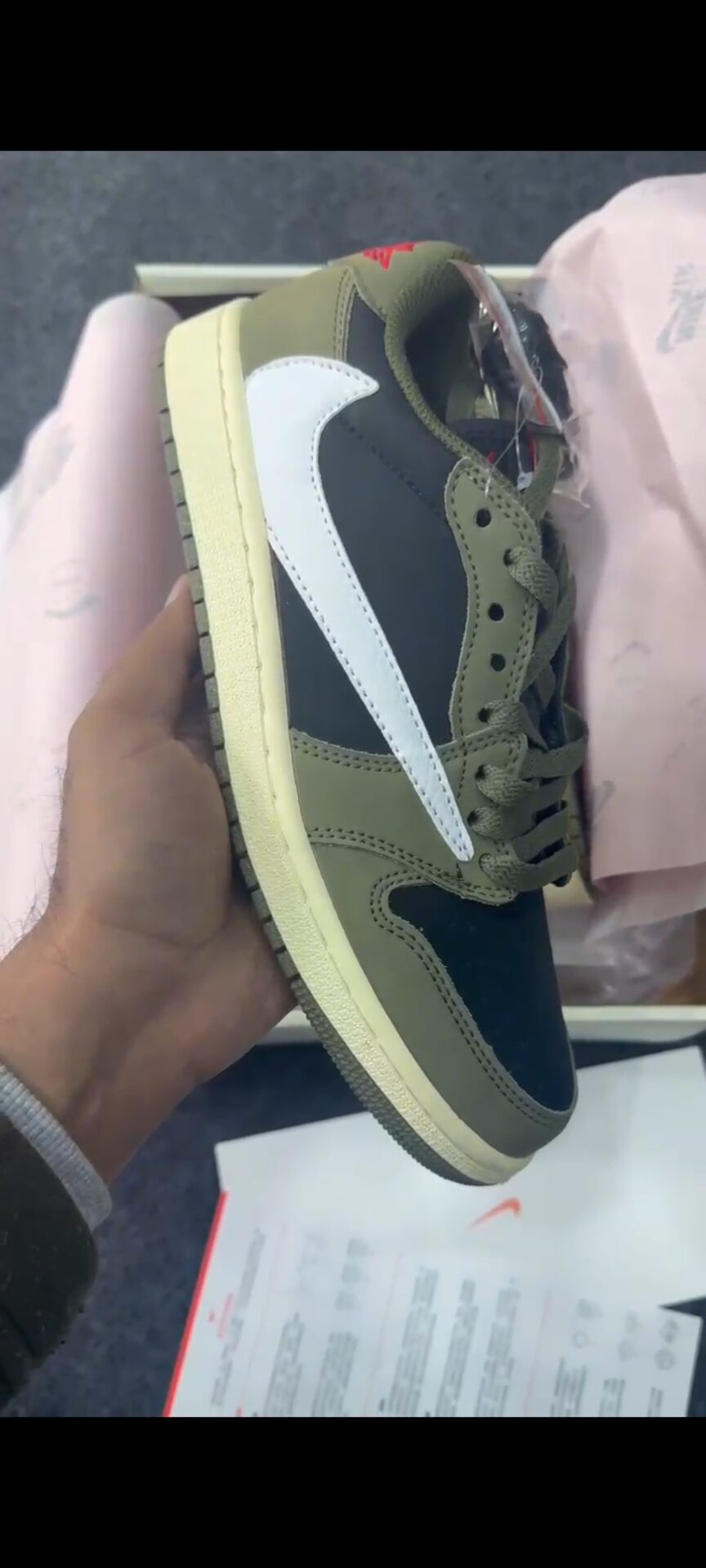Buy First Copy Air Jordan Travis Scott Low Cut Green Men’s Sneakers - Master Quality 7A Mirror at Lowest Price Online India
