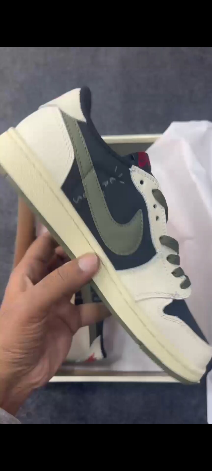 Buy First Copy Air Jordan Travis Scott Low Cut Men’s Sneakers - Master Quality 7A Mirror at Lowest Price Online India