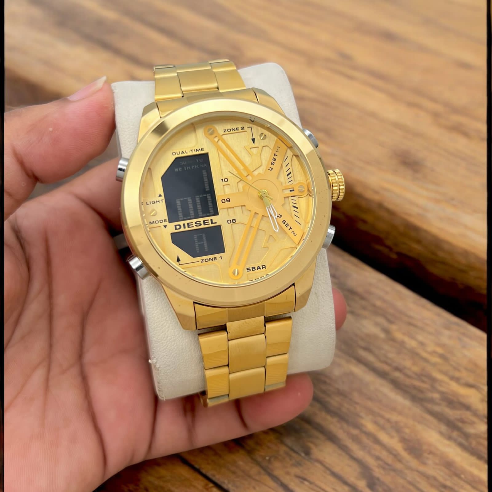 Buy First Copy Diesel Men’s Dual-Time Watch - Master Quality 7A Mirror at Lowest Price Online India
