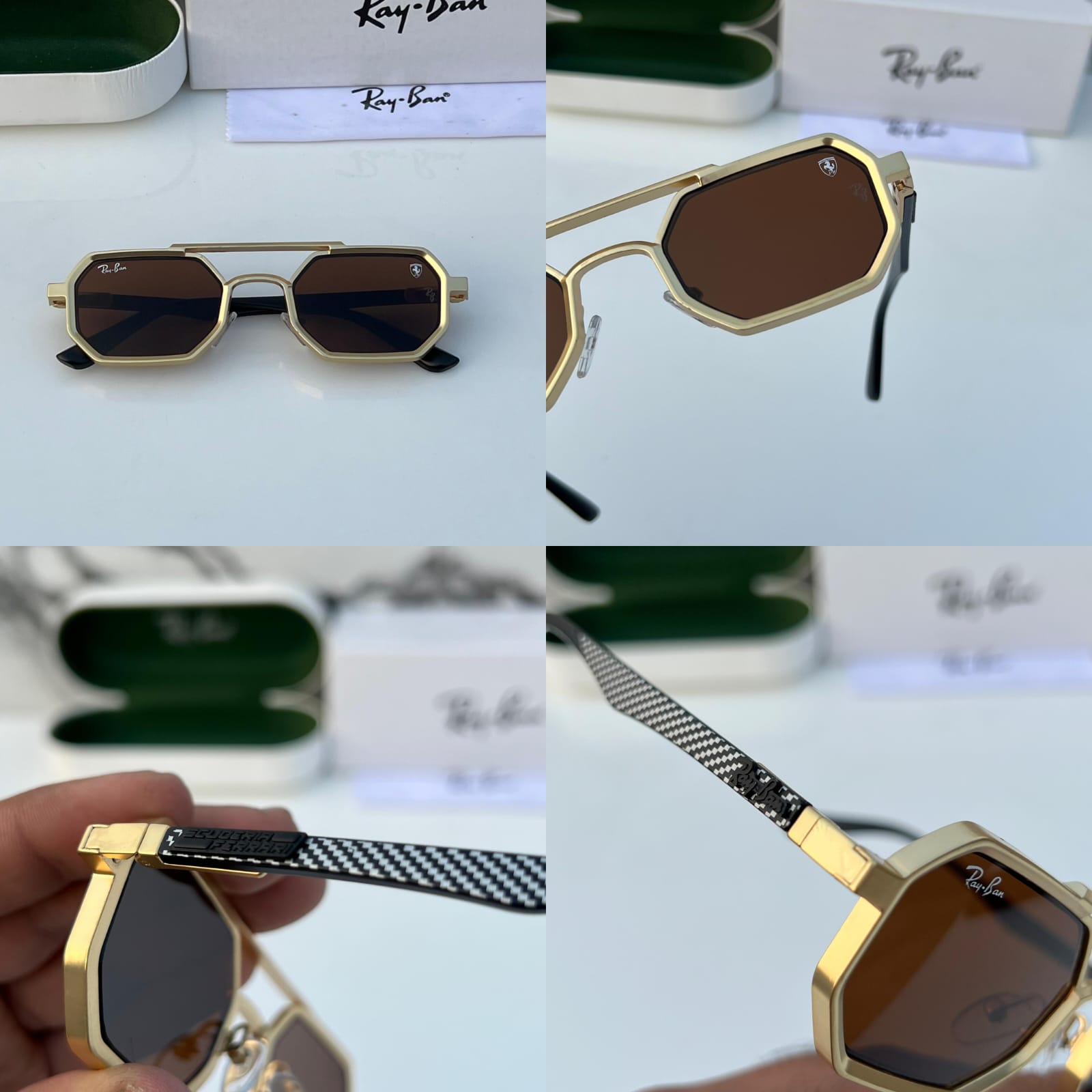 Buy First Copy Ray-Ban Octagon Men’s Sunglasses - Master Quality 7A Mirror at Lowest Price Online India