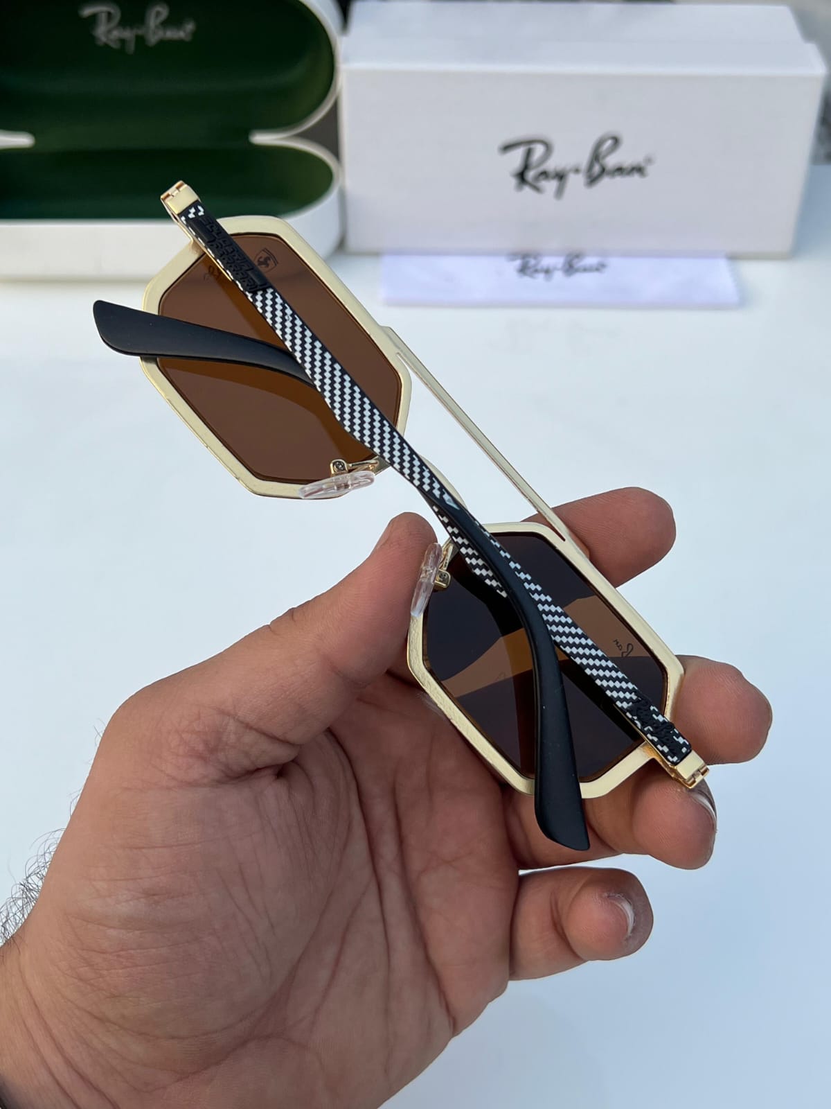 Buy First Copy Ray-Ban Octagon Men’s Sunglasses - Master Quality 7A Mirror at Lowest Price Online India