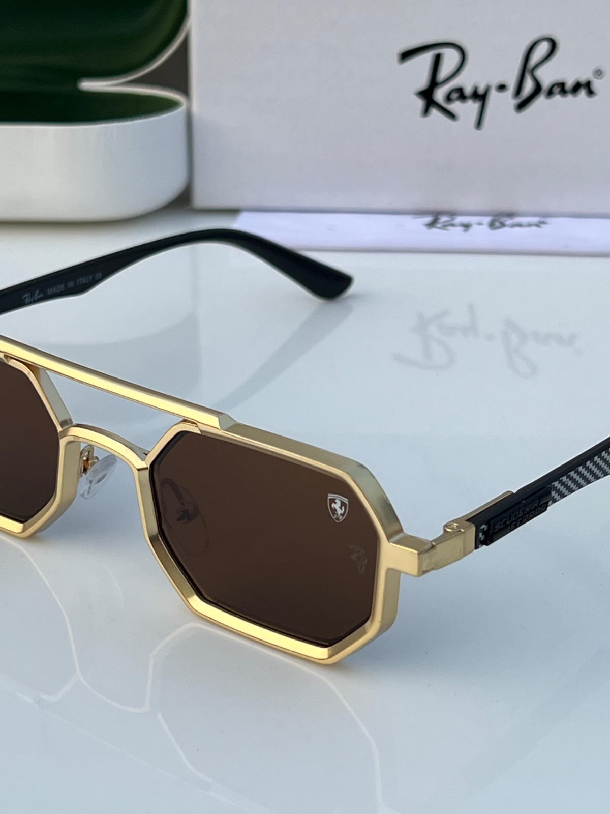 Buy First Copy Ray-Ban Octagon Men’s Sunglasses - Master Quality 7A Mirror at Lowest Price Online India