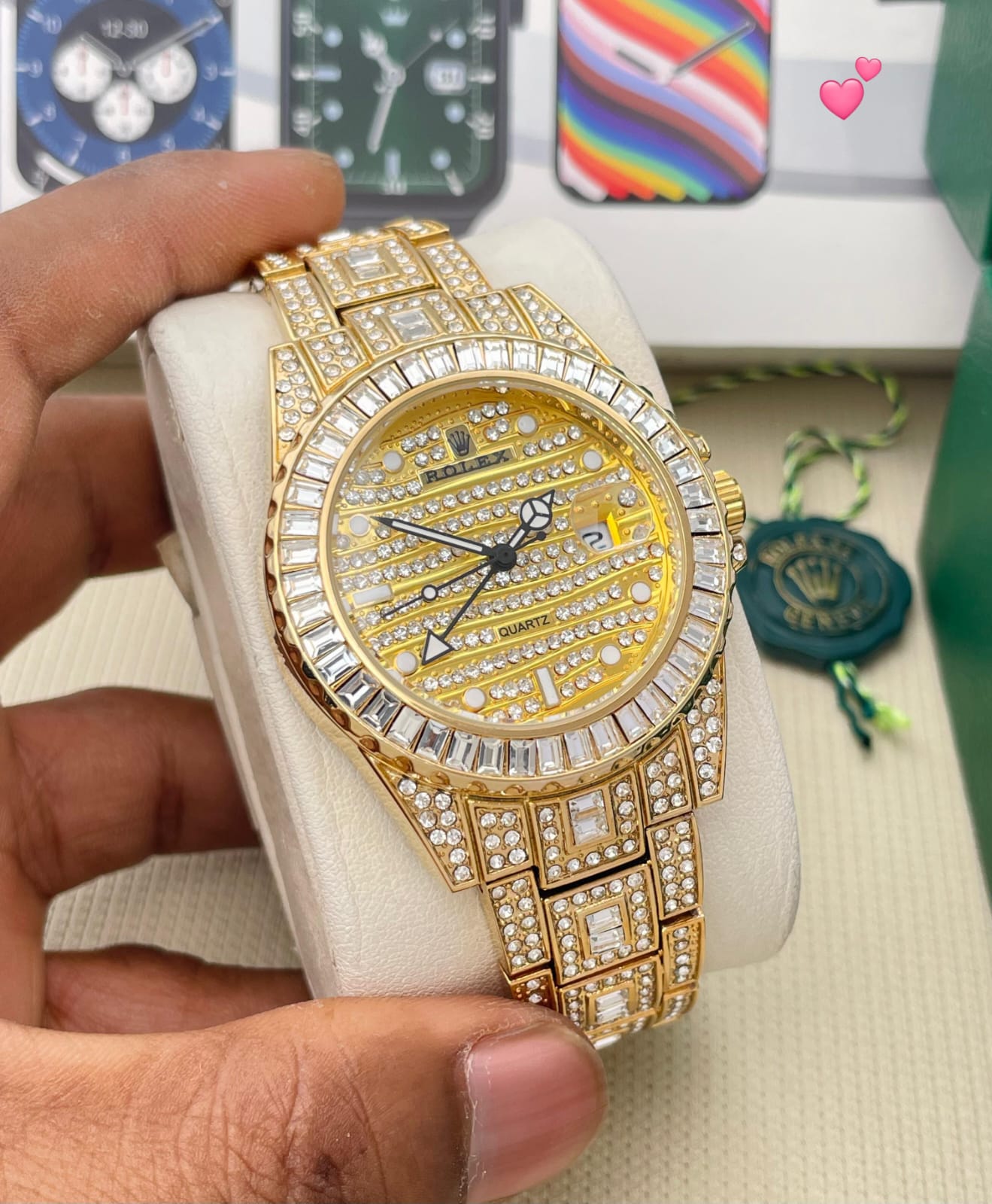Buy First Copy Rolex Gothic Style Men’s Watch - Master Quality 7A Mirror at Lowest Price Online India