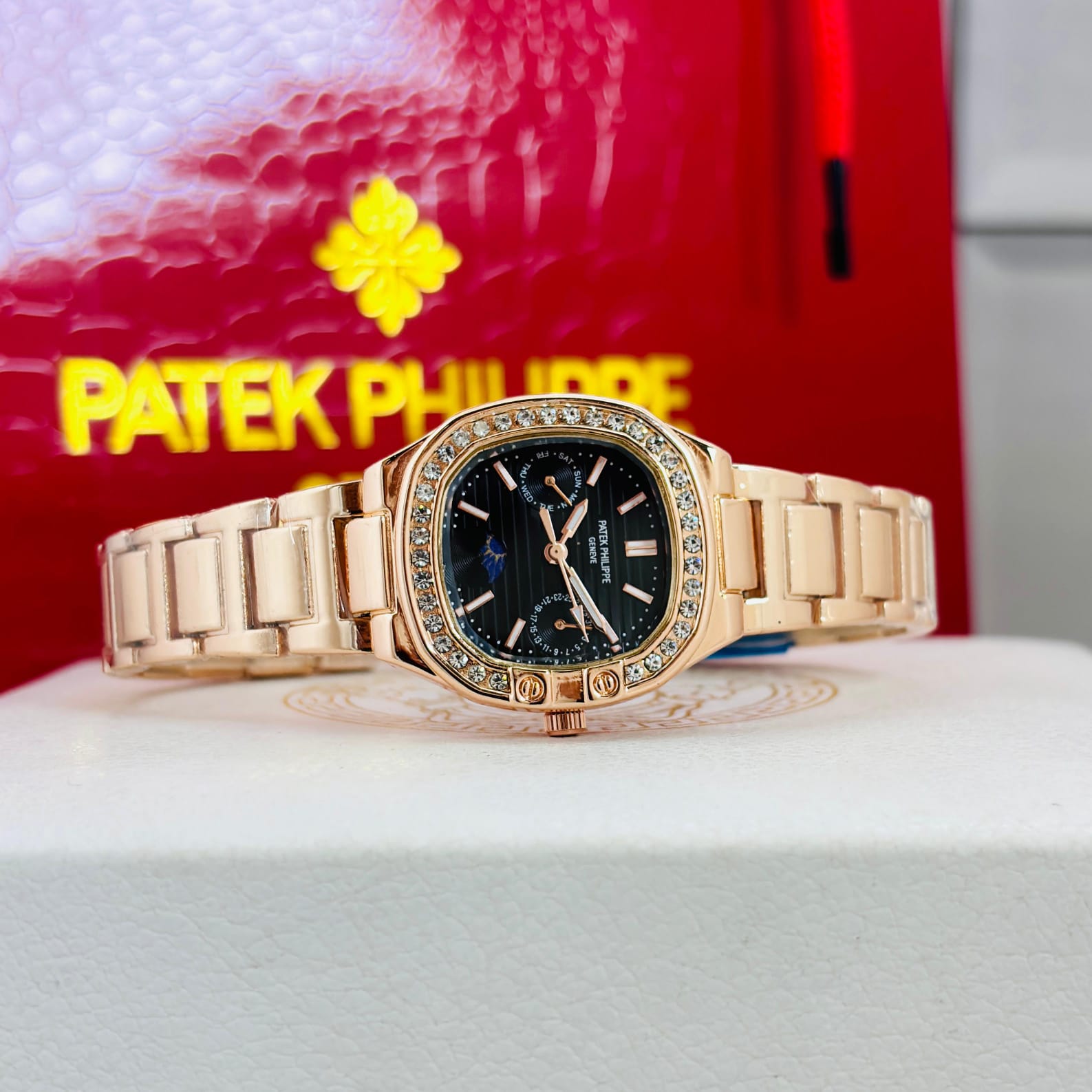 Buy First Copy Patek Philippe Women’s Chronograph Watch 35mm - Master Quality 7A Mirror at Lowest Price Online India