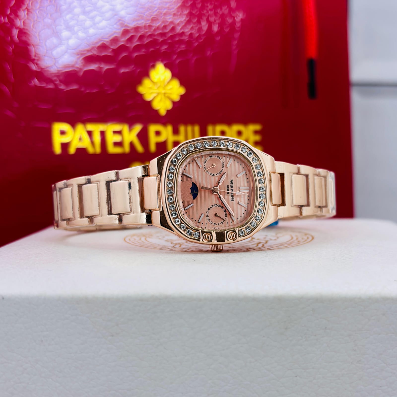 Buy First Copy Patek Philippe Women’s Chronograph Watch 35mm - Master Quality 7A Mirror at Lowest Price Online India