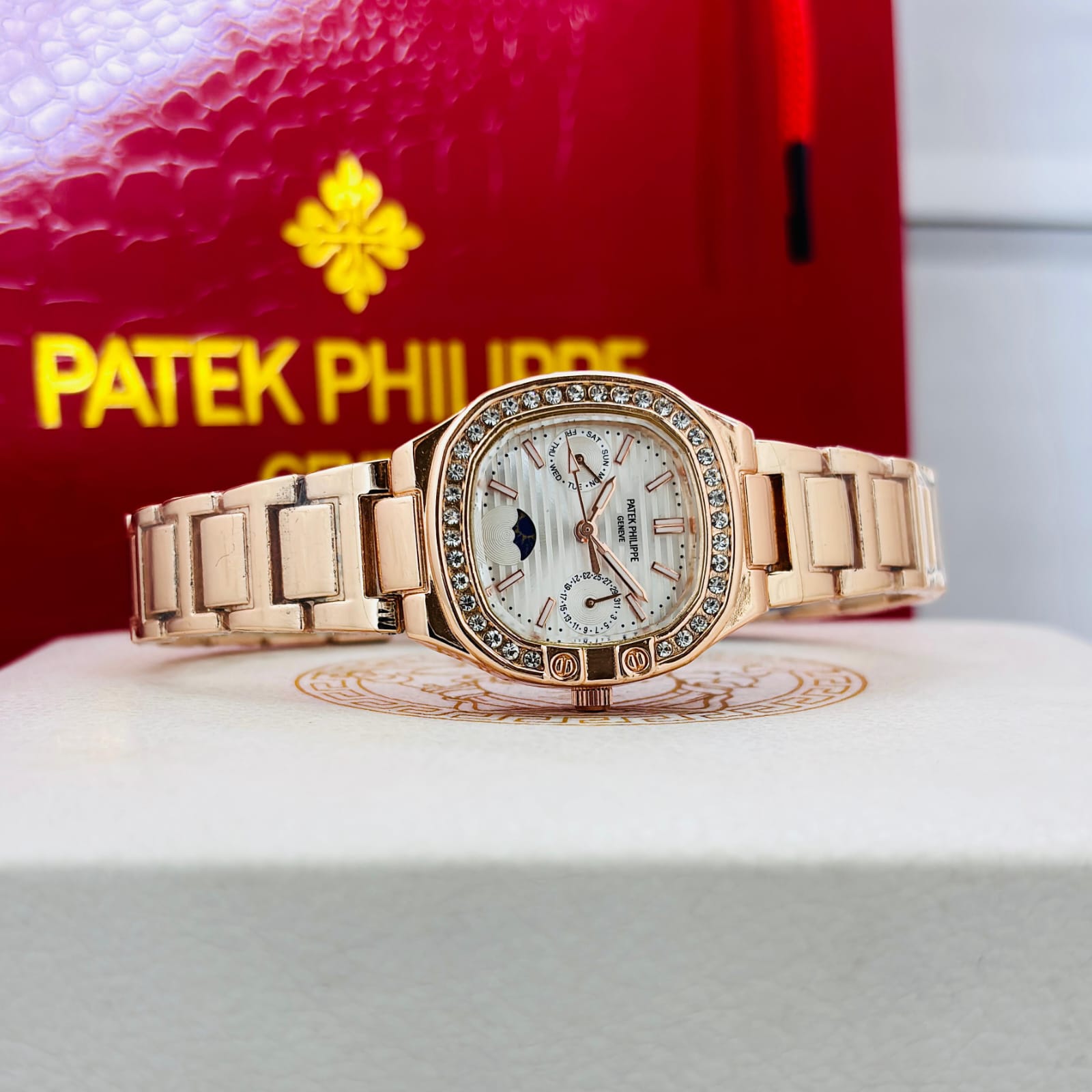 Buy First Copy Patek Philippe Women’s Chronograph Watch 35mm - Master Quality 7A Mirror at Lowest Price Online India