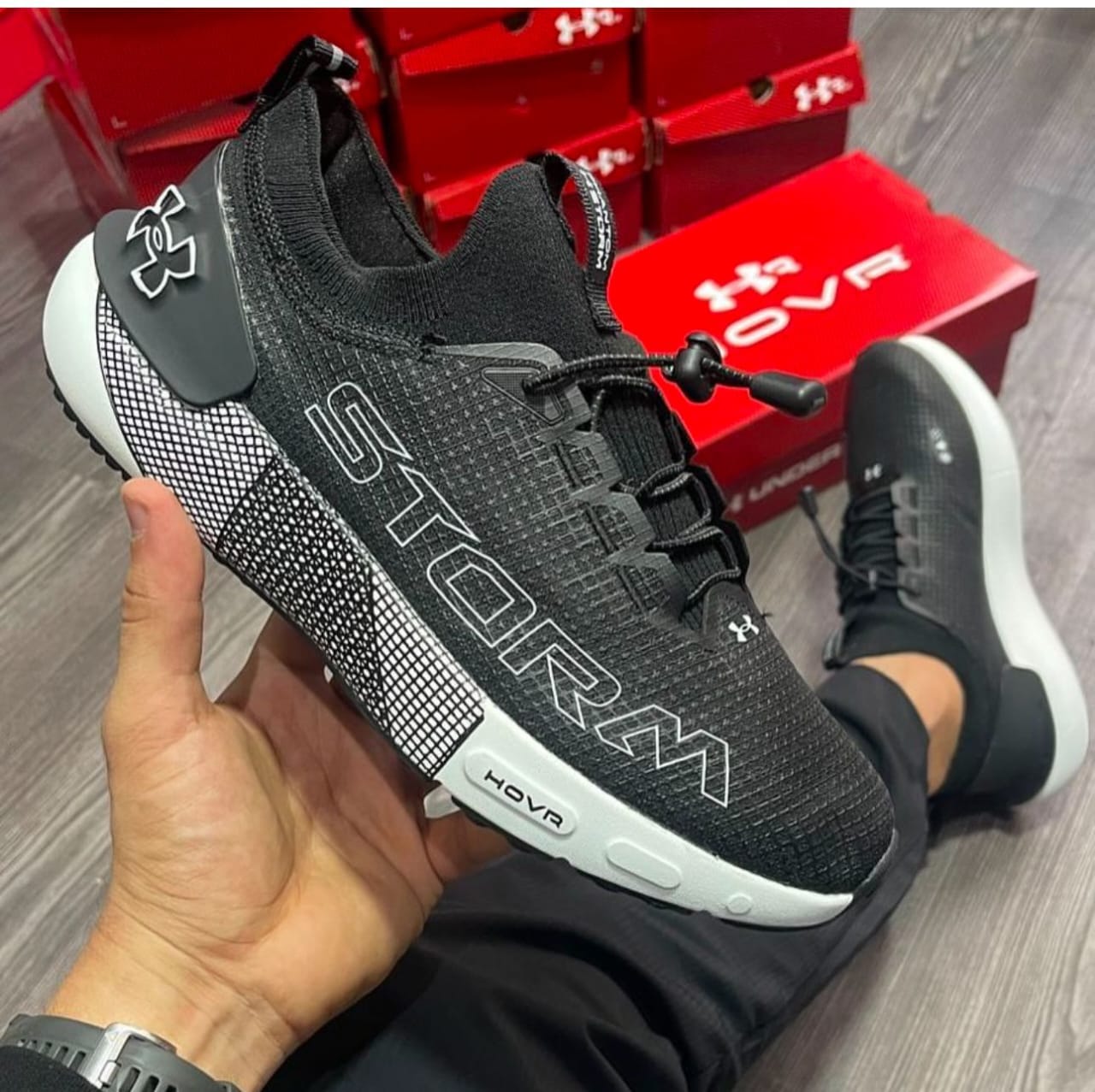 Buy First Copy Under Armour HOVR Storm Running Shoes - Master Quality 7A Mirror at Lowest Price Online India