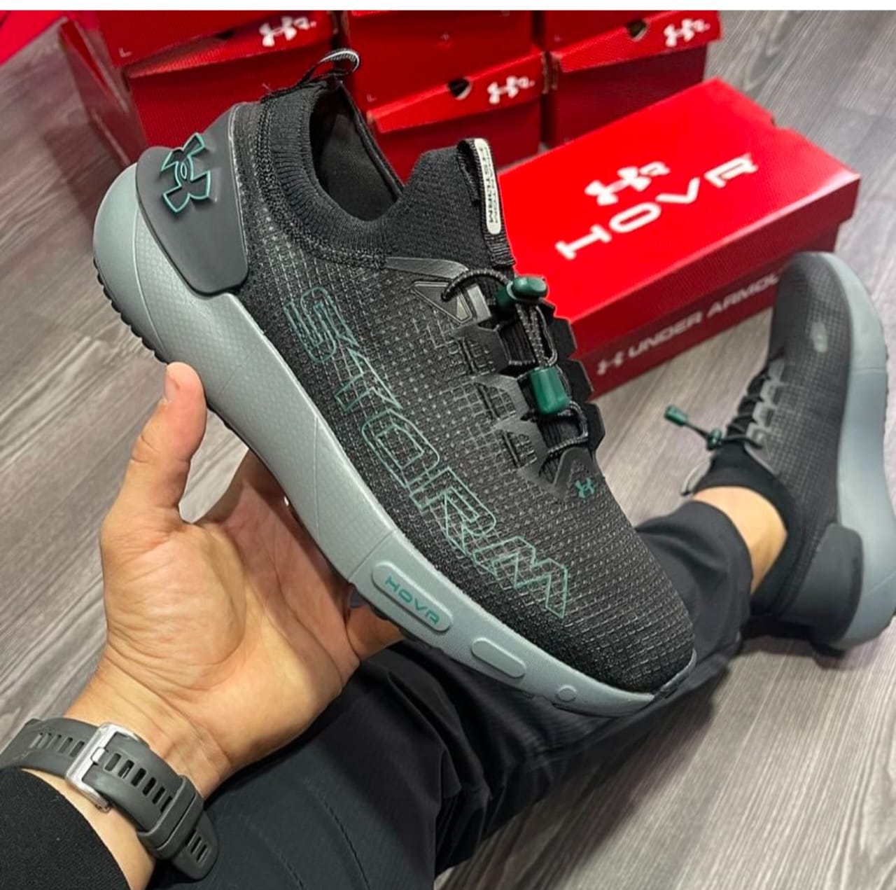 Buy First Copy Under Armour HOVR Storm Running Shoes - Master Quality 7A Mirror at Lowest Price Online India