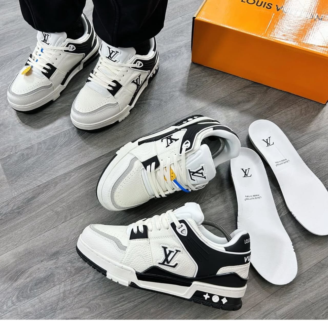 Buy First Copy Louis Vuitton Drip to Rue Sneaker For Men - Master Quality 7A Mirror at Lowest Price Online India