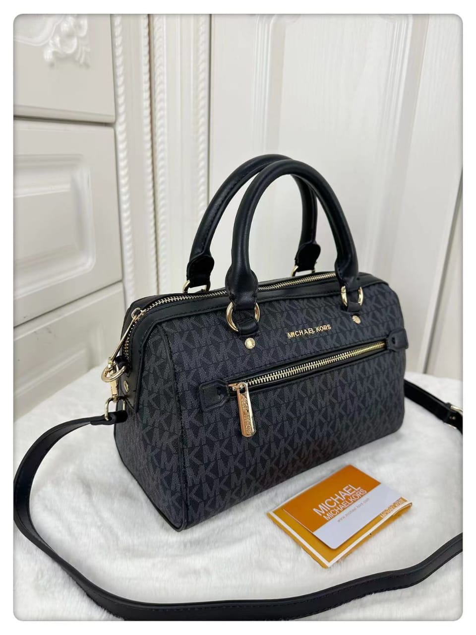 Buy First Copy Michael Kors Rowan Small Duffle Bag For Women - Master Quality 7A Mirror at Lowest Price Online India