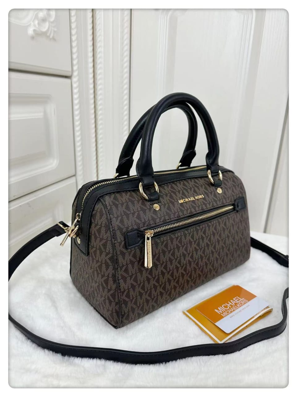 Buy First Copy Michael Kors Rowan Small Duffle Bag For Women - Master Quality 7A Mirror at Lowest Price Online India
