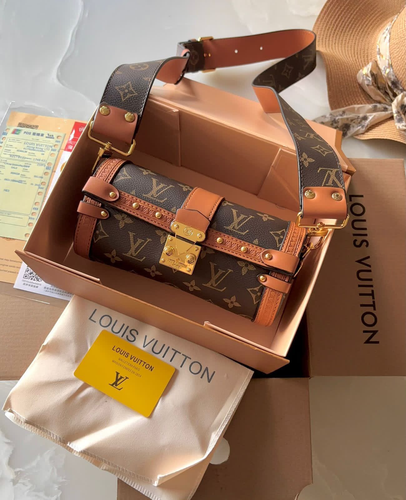 Buy First Copy Louis Vuitton Papillon Trunk Monogram Crossbody Bag For Women - Master Quality 7A Mirror at Lowest Price Online India