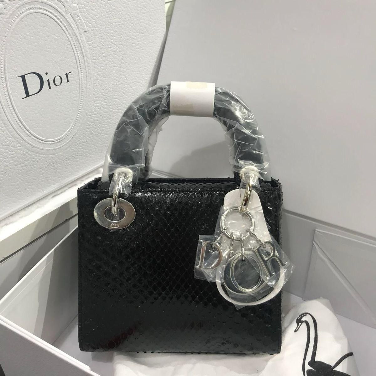 Buy First Copy Dior Lady Dior Croc-Embossed Patent Leather Handbag - Master Quality 7A Mirror at Lowest Price Online India