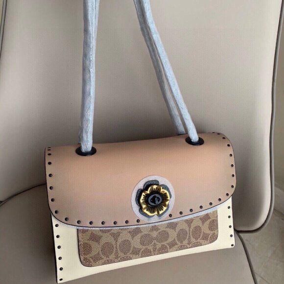 Buy First Copy Coach Vintage Parker Camellia Crossbody Bag - Master Quality 7A Mirror at Lowest Price Online India